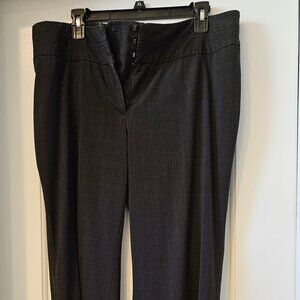 APT .9 Women's Black Dress Pants, dark grey, size 16P